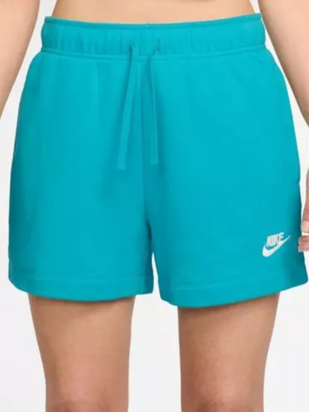 Nike Women's Sportswear Club Fleece Mid-Rise Shorts in Dusty Cactus size M NWT